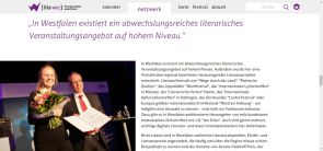 Neue Online-Auftritte vom literaturland westfalen